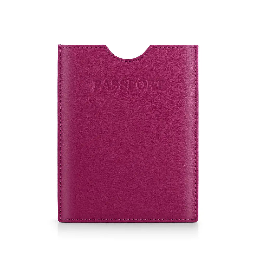 Passport Sleeve RFID Safe - Berry