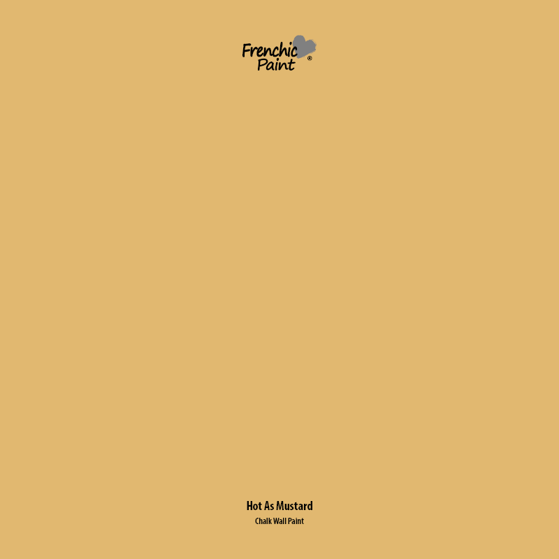 Hot As Mustard - Peel & Stick Paint Sample