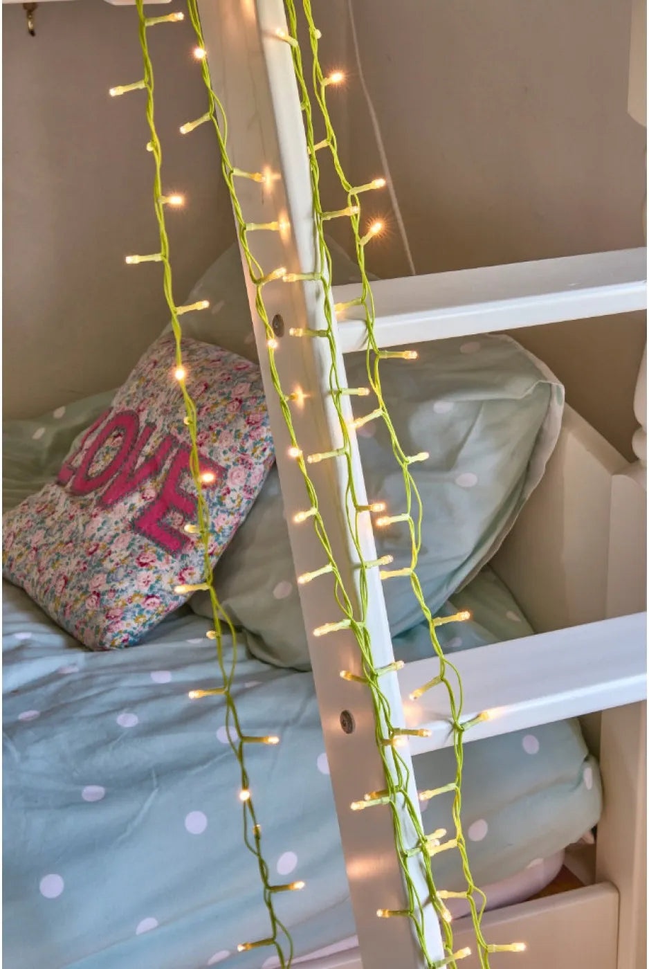 String Pin Lights - Lime Green