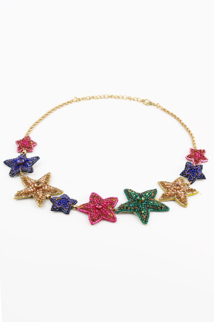 Rainbow Star Necklace