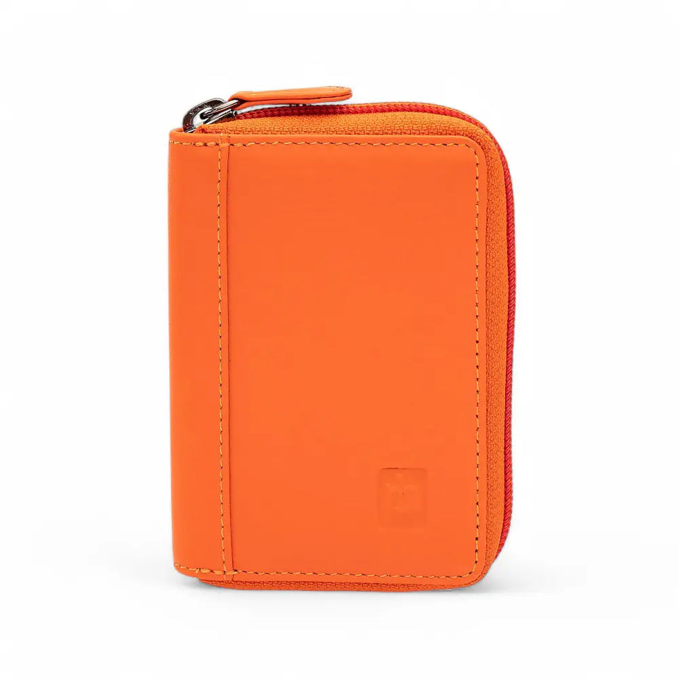 Concertina Leather Credit Card Wallet