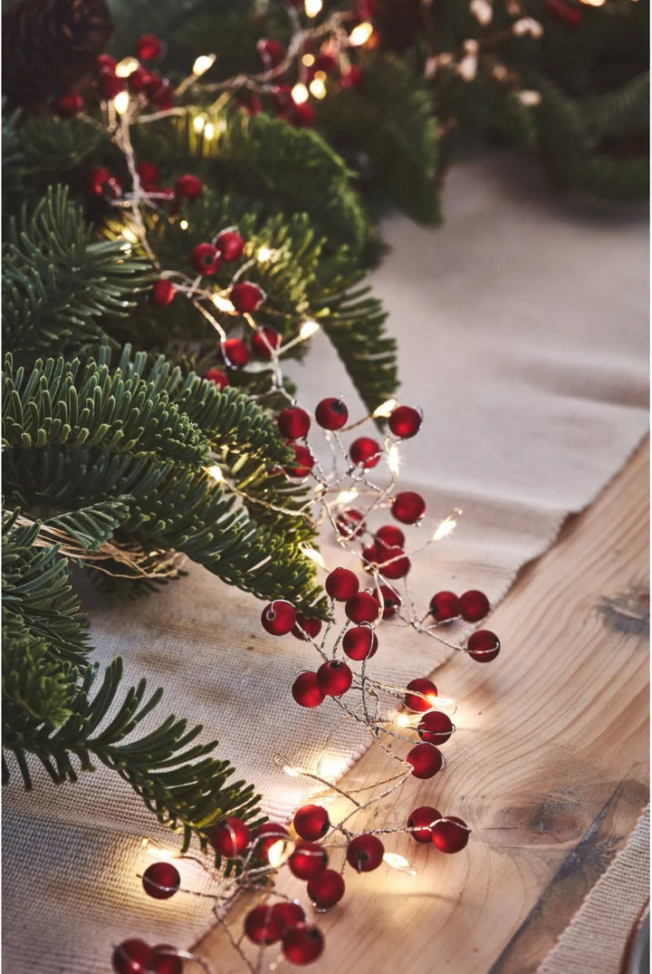 Red Berry String Lights