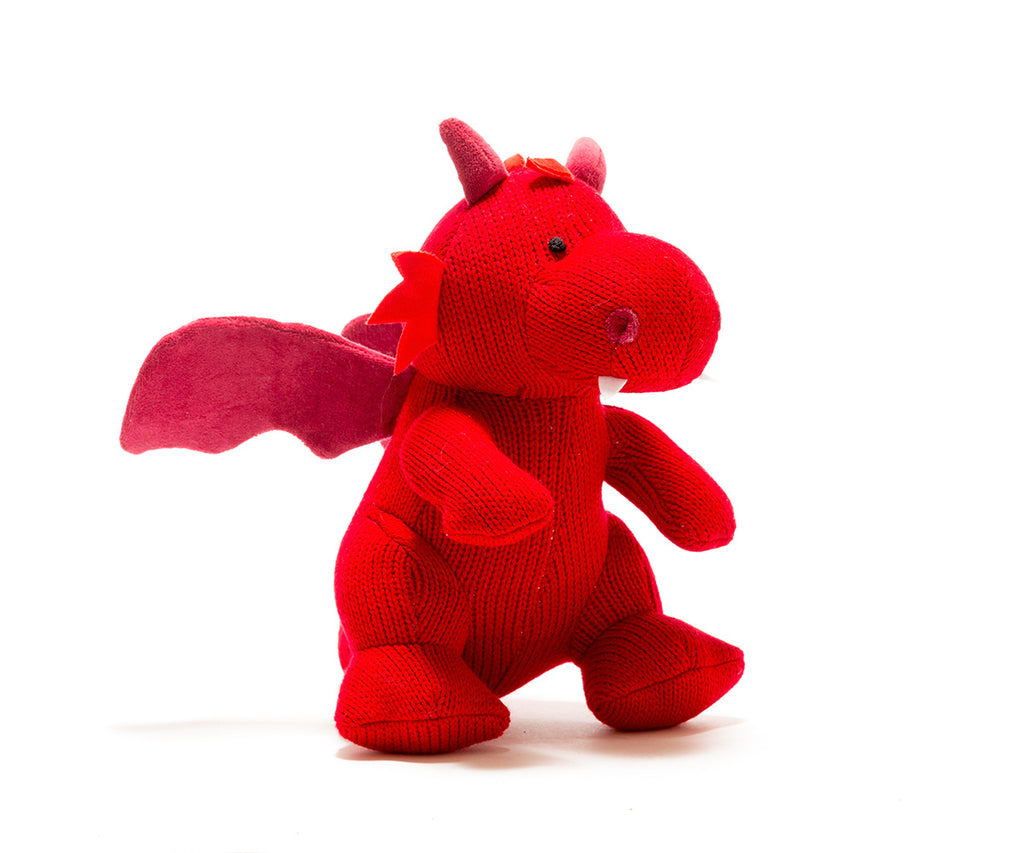 Knitted Red Dragon