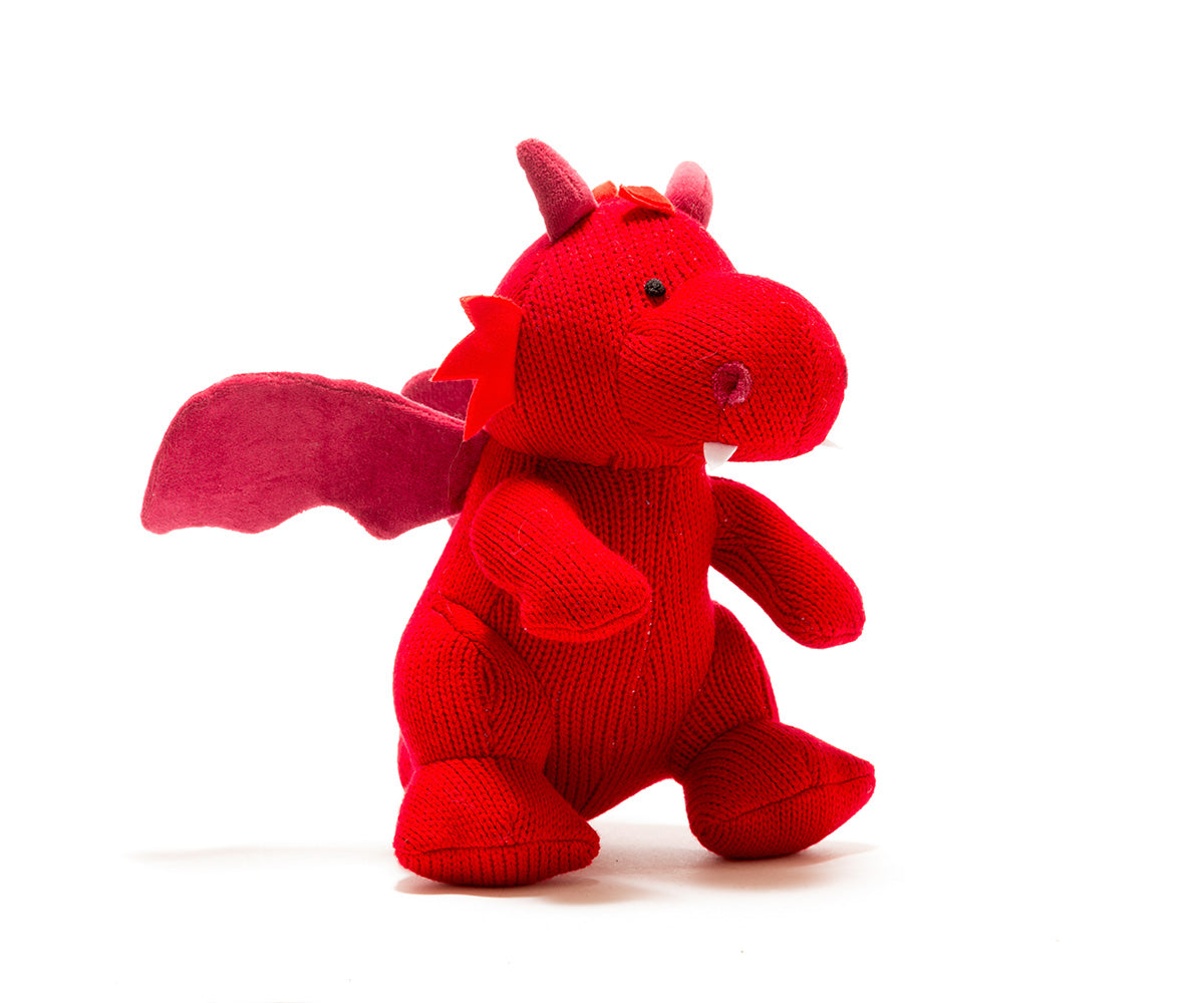 Knitted Red Dragon