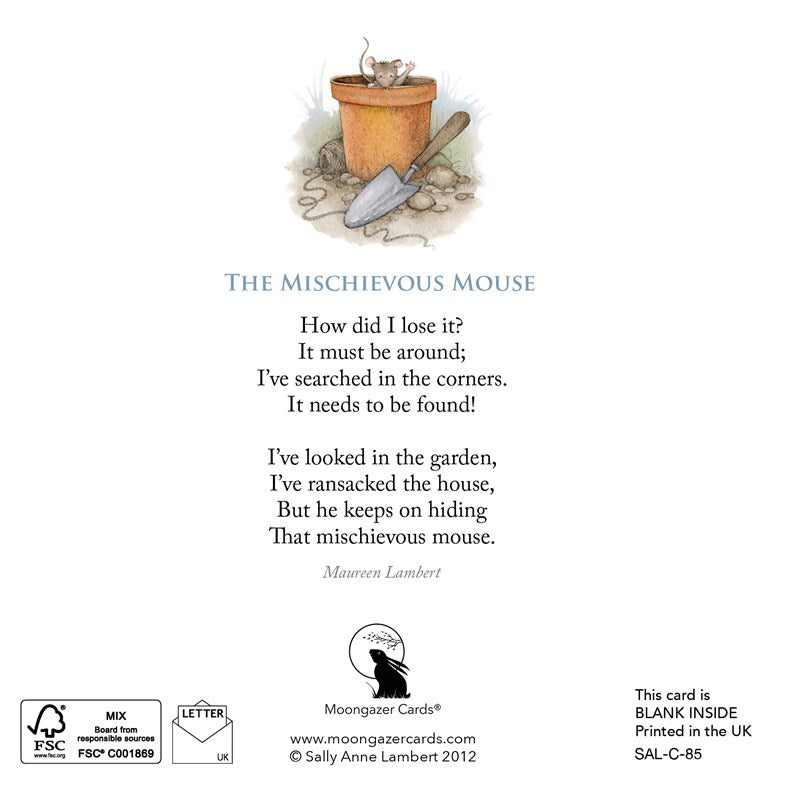 Where's That Mouse Greeting Card