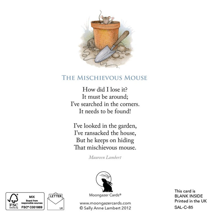 Where's That Mouse Greeting Card