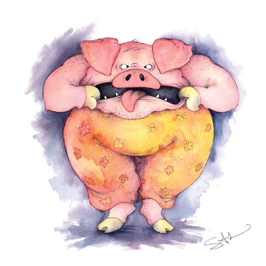 Aaaaagh Greeting Card