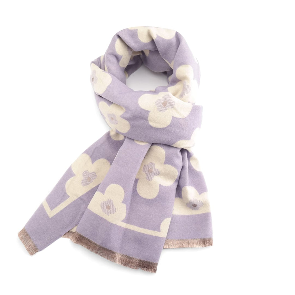 Pashmina Scarf Etta Floral - Purple