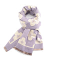 Pashmina Scarf Etta Floral - Purple