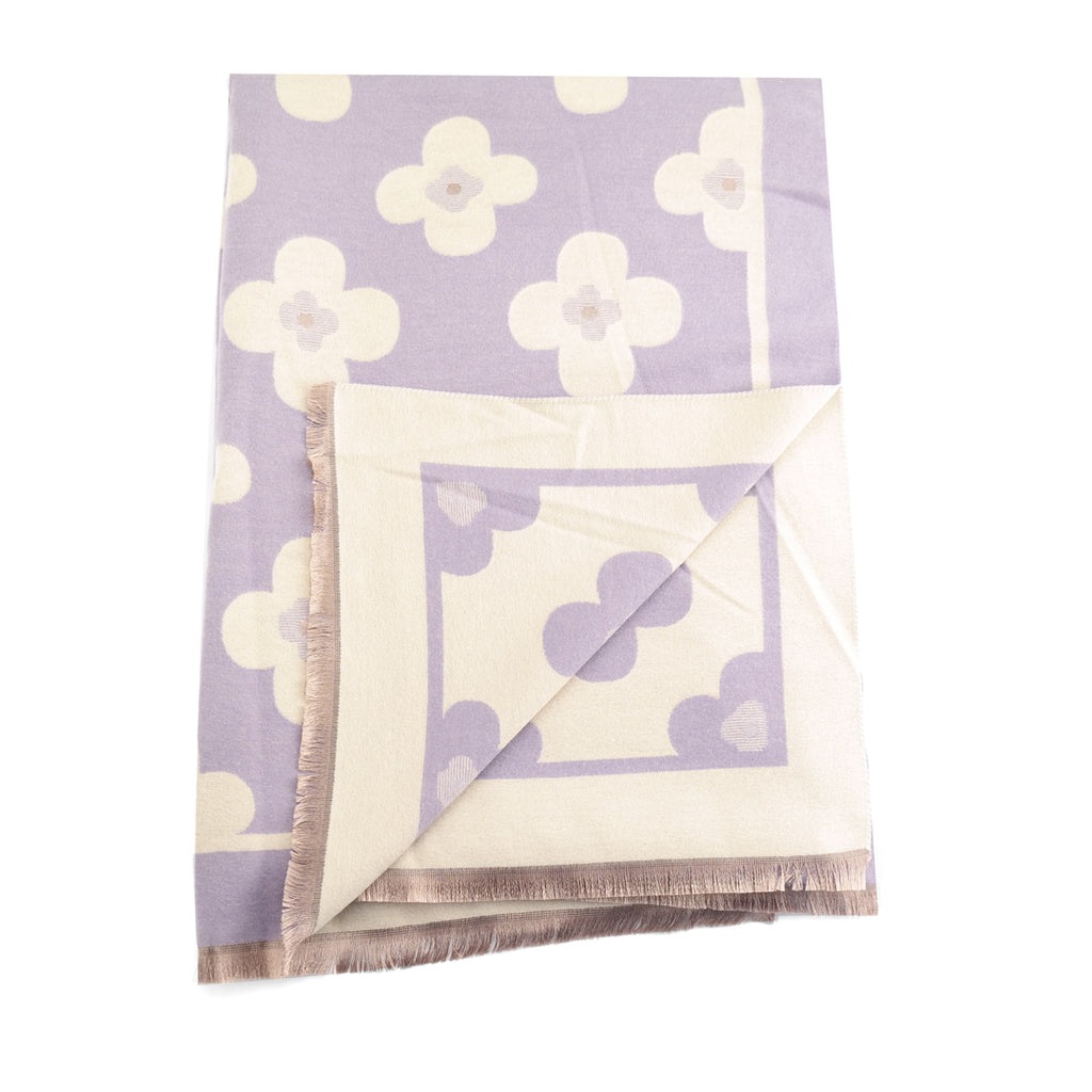 Pashmina Scarf Etta Floral - Purple