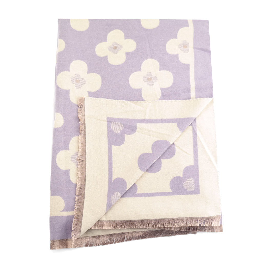 Pashmina Scarf Etta Floral - Purple