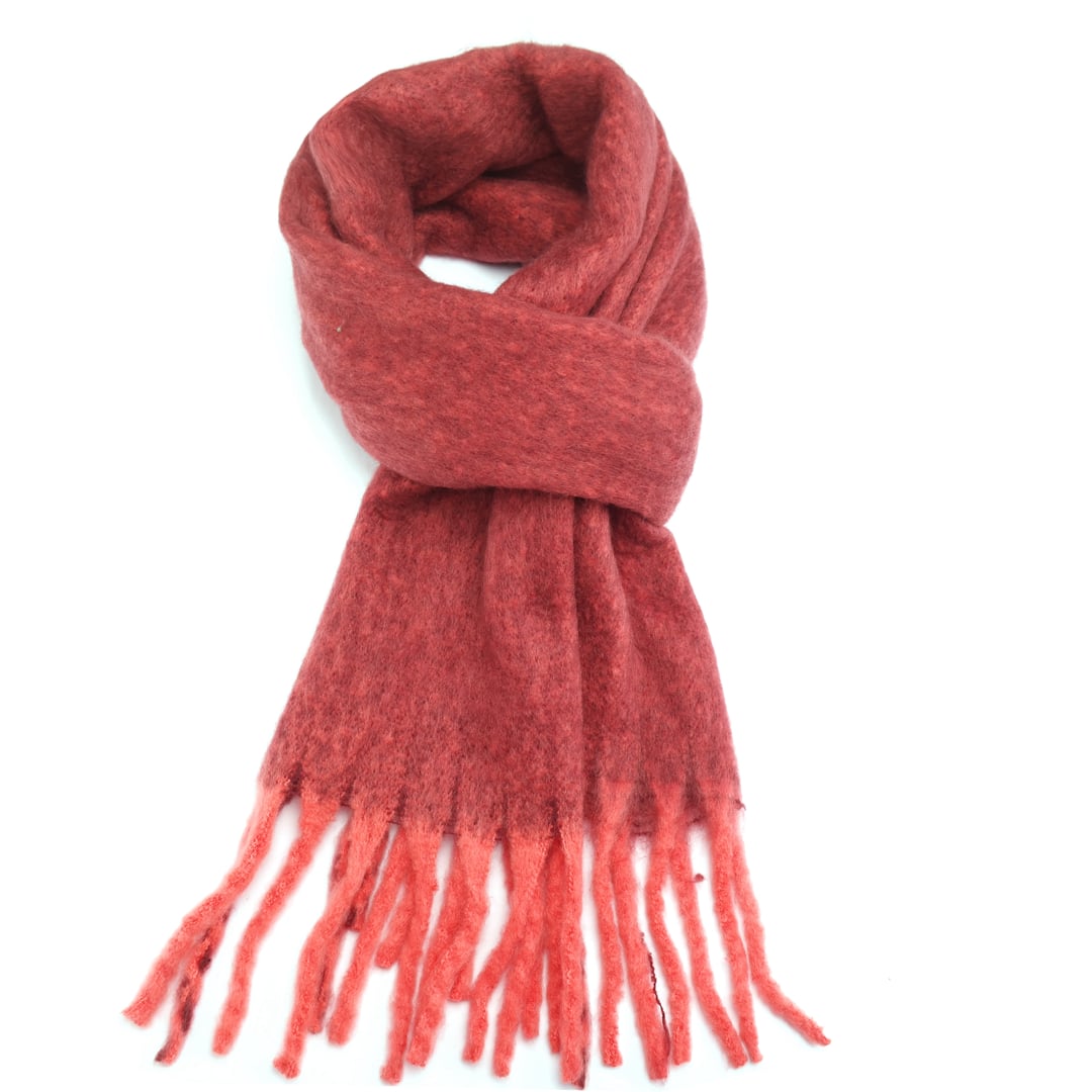 Winter Scarf Iris - Red