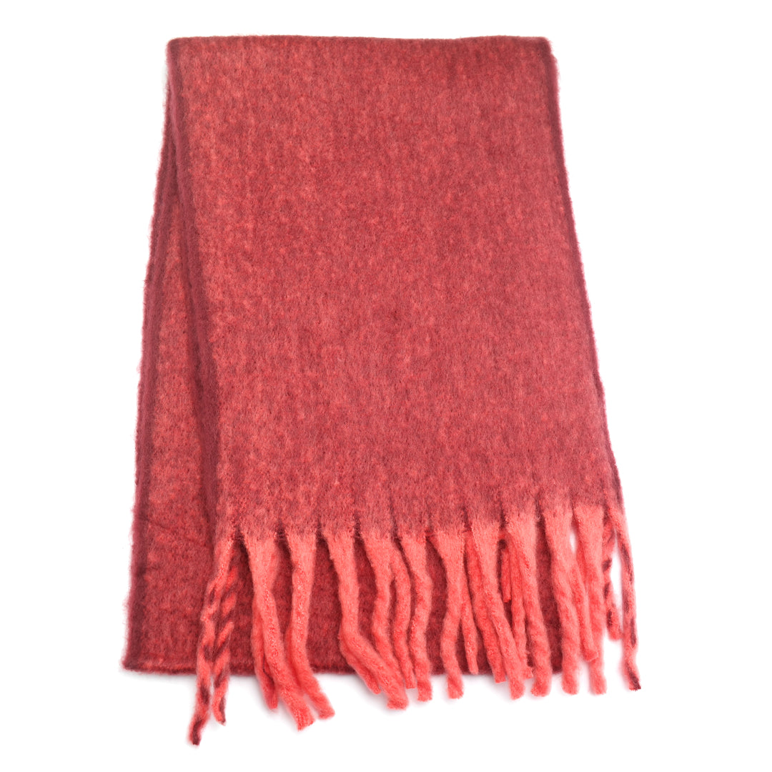 Winter Scarf Iris - Red