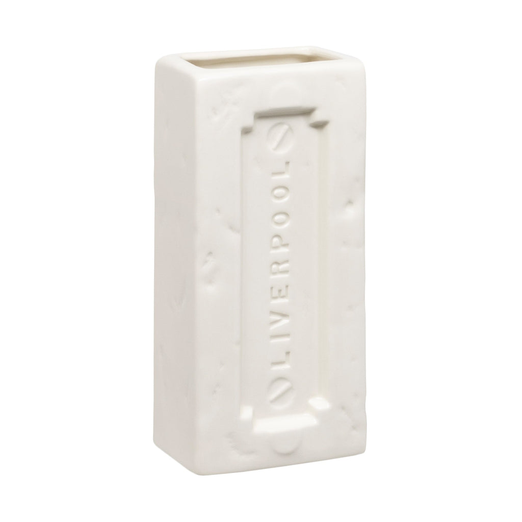 Liverpool Brick Vase - White