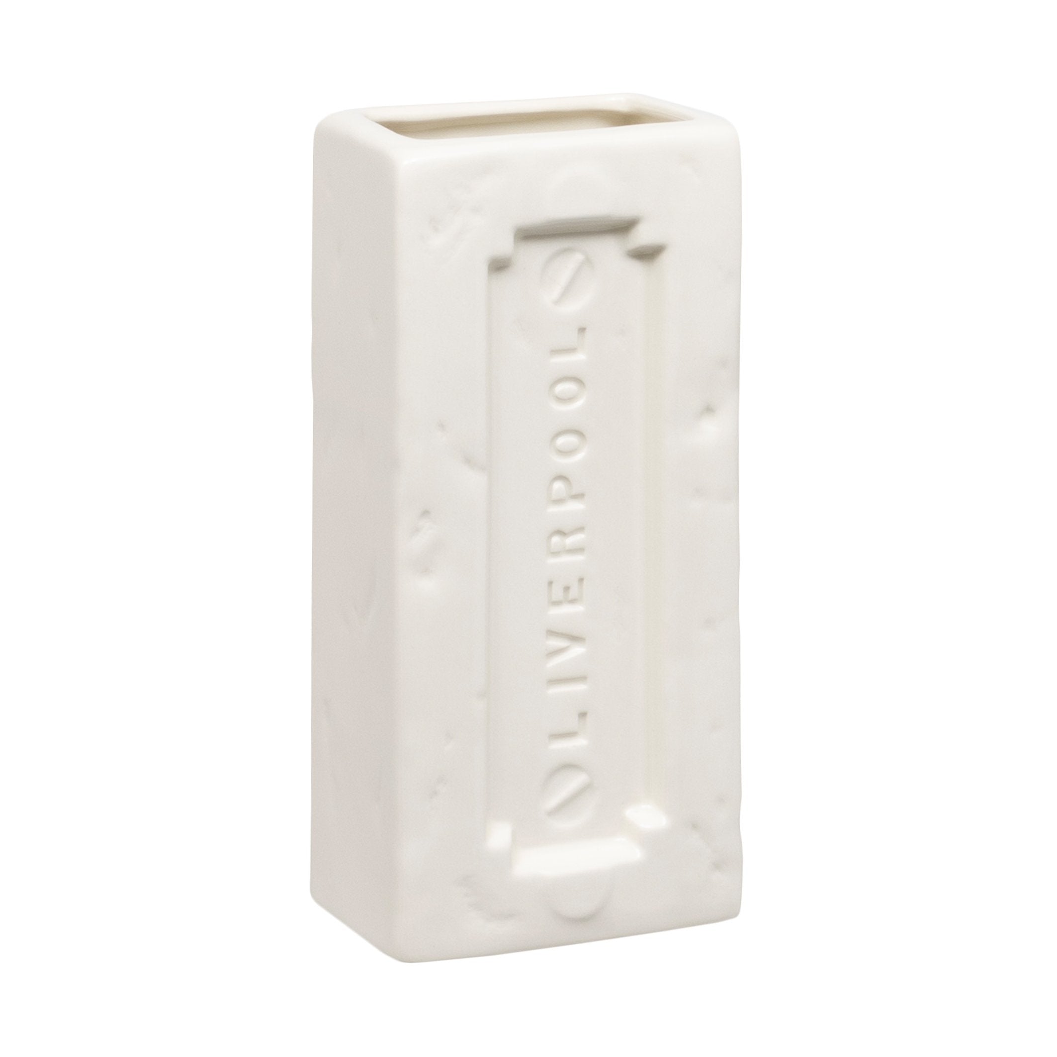 Liverpool Brick Vase - White