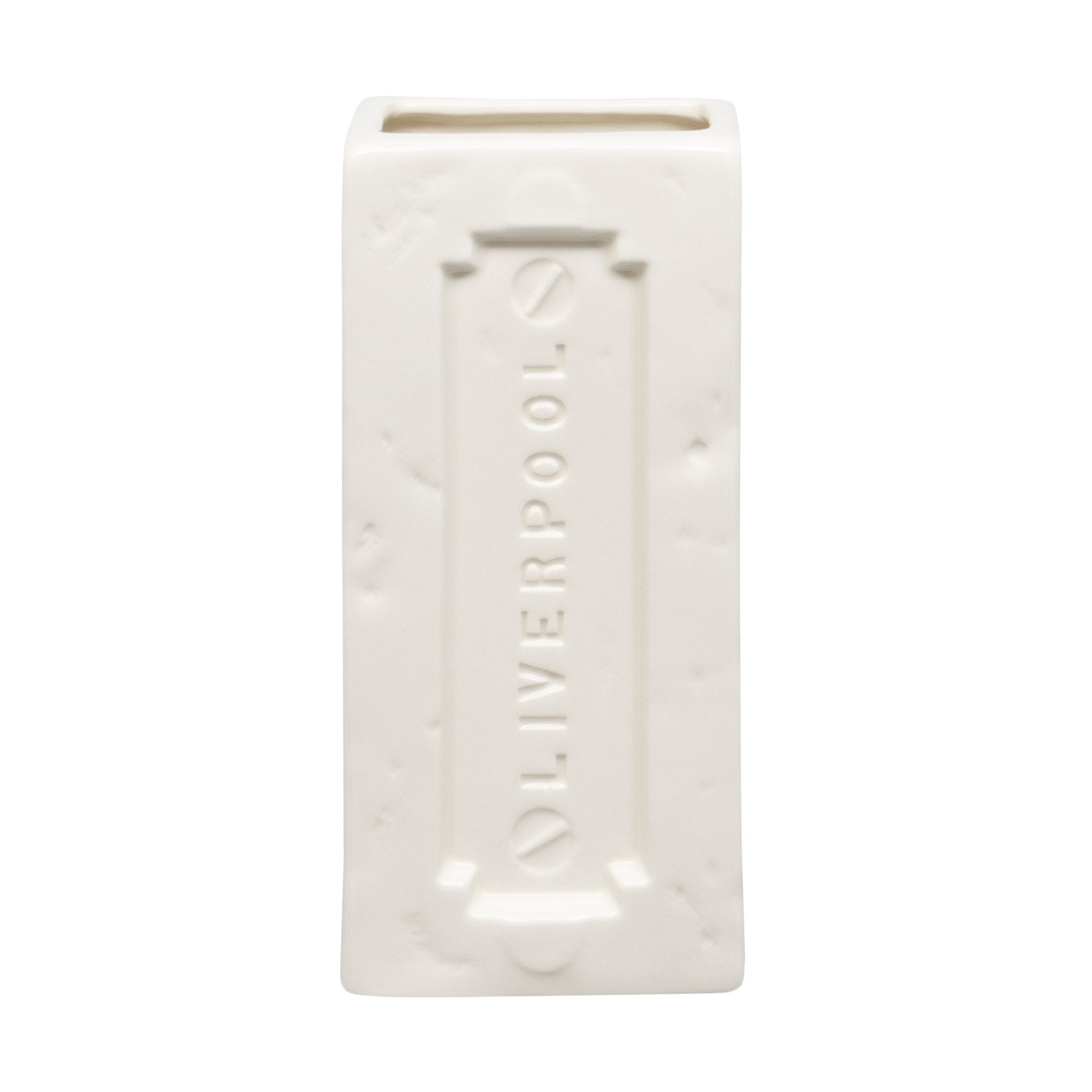 Liverpool Brick Vase - White