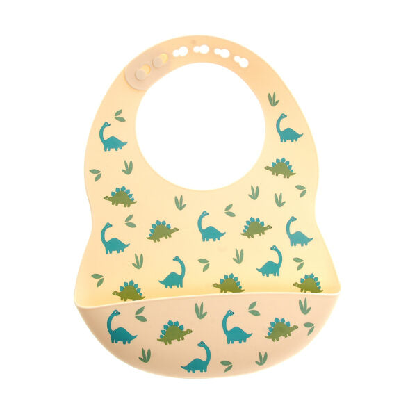 Catch It Silicone Bib - Dinosaur
