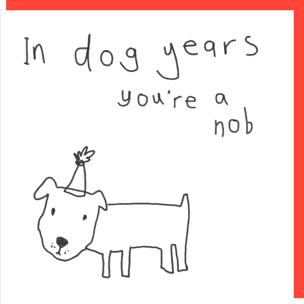 Dog Years Birthday Card