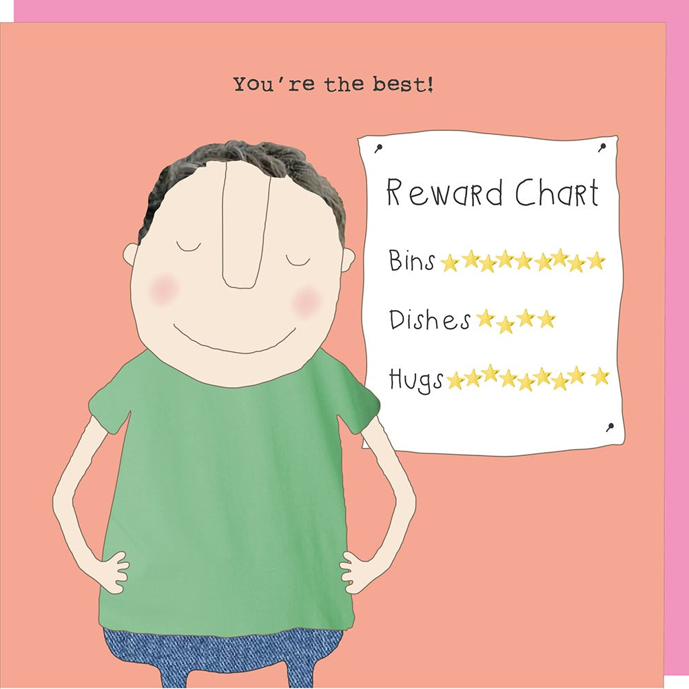 Reward Chart Anniversary Card