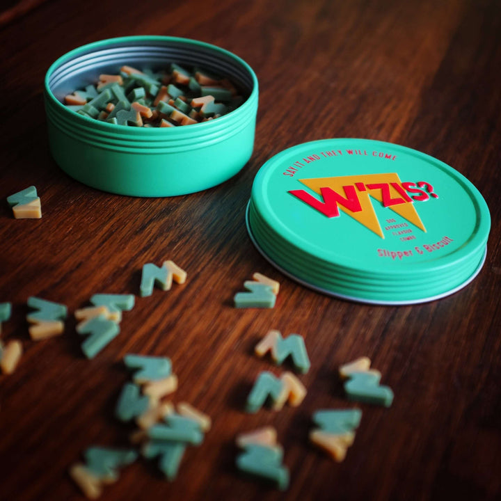 Slipper and Biscuit Tin Of Dog Treats