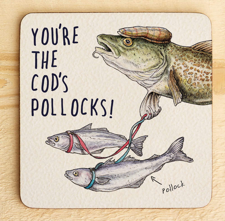 Cod's Pollock Coaster