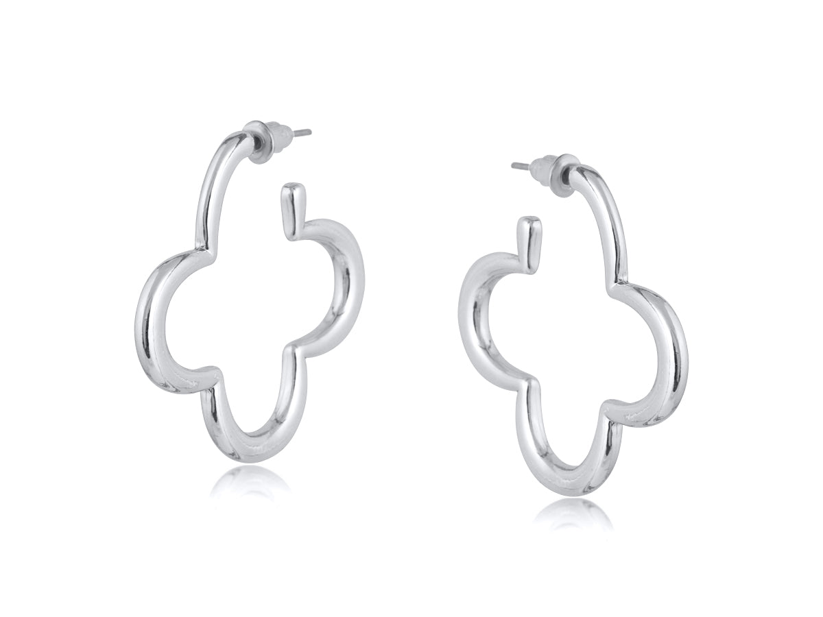 Carmen Floral Shape Metal Earrings