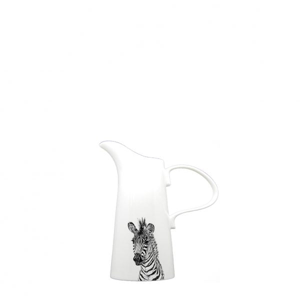 Zebra Bone China Jug