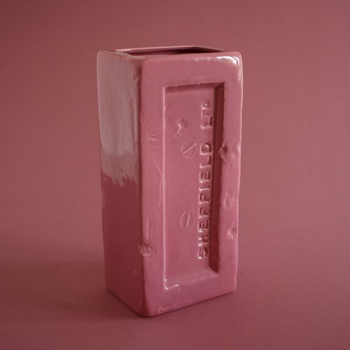 Sheffield Brick Vase - Pink