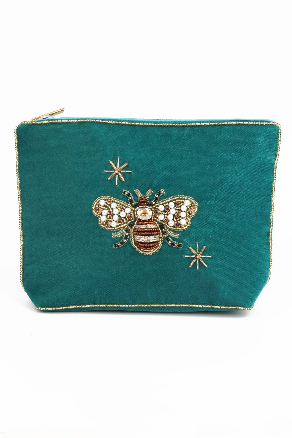 Golden Bee Motif Purse - Medium