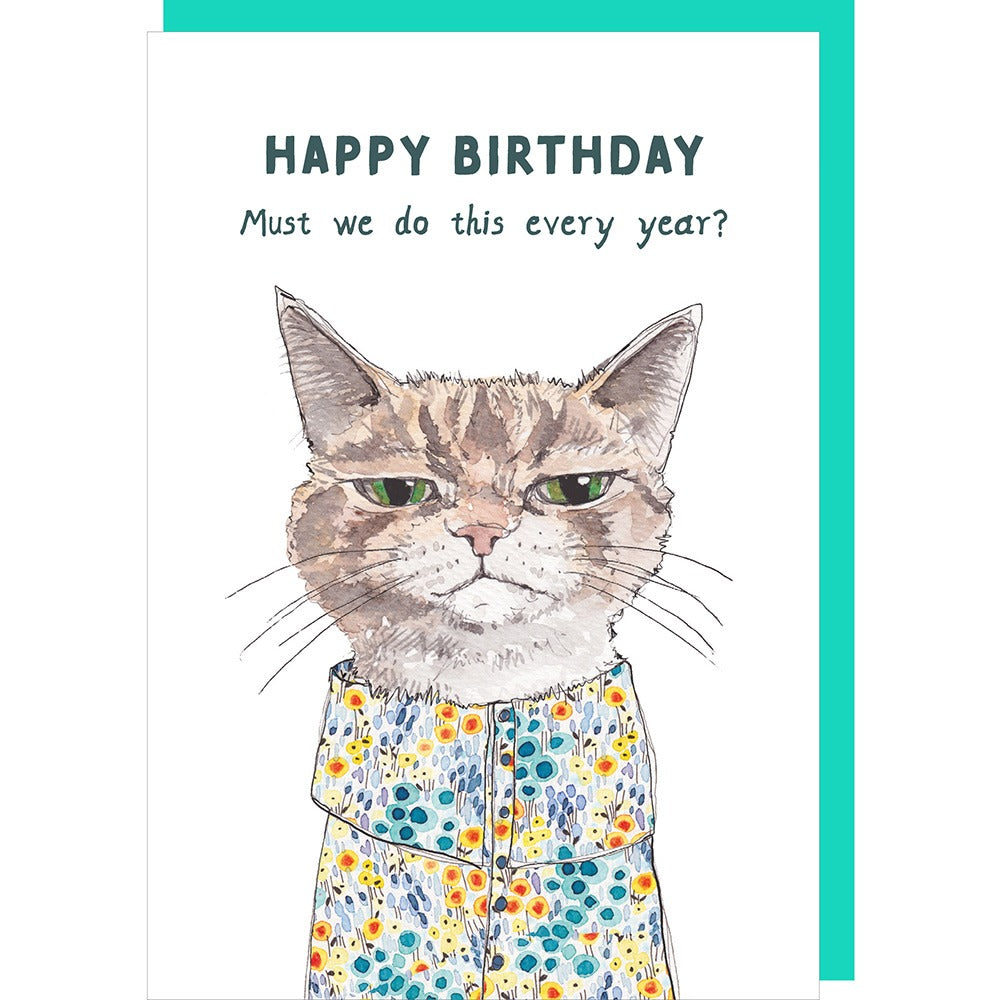 Must We? Birthday Card