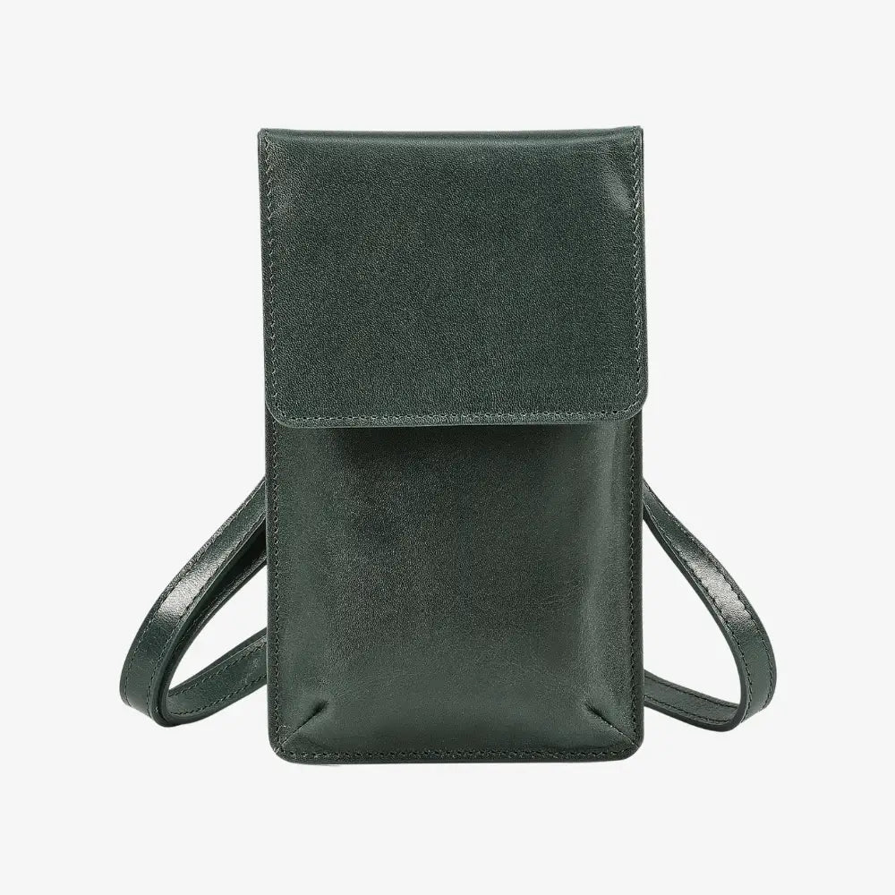 Velura Real Leather Cross Body Phone Bag
