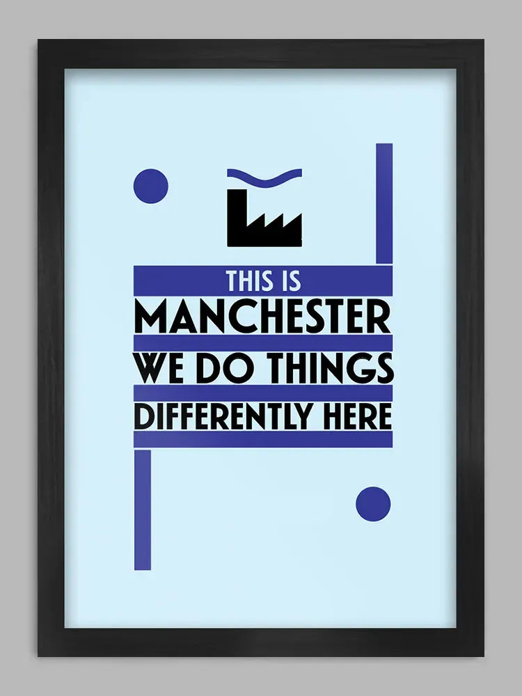 This is Manchester  - Music Poster Print