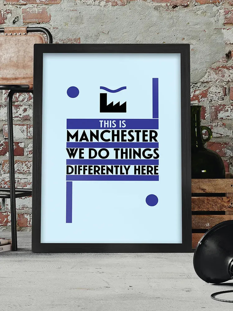 This is Manchester  - Music Poster Print
