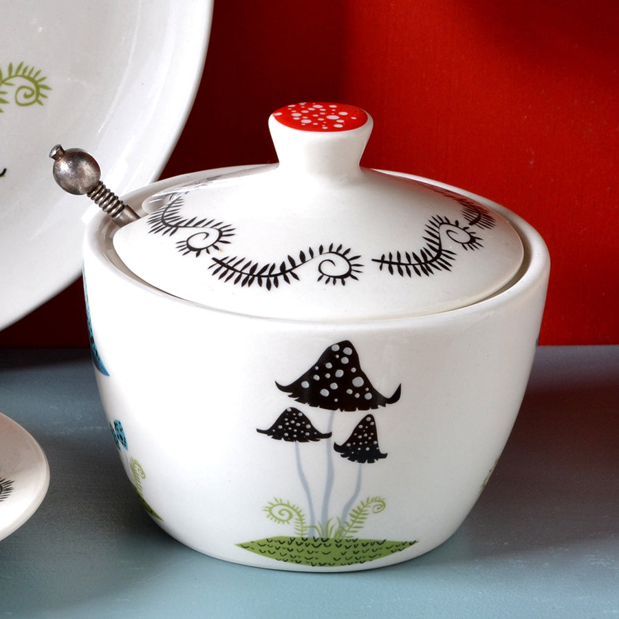 Handmade Ceramic Toadstool Sugar Pot