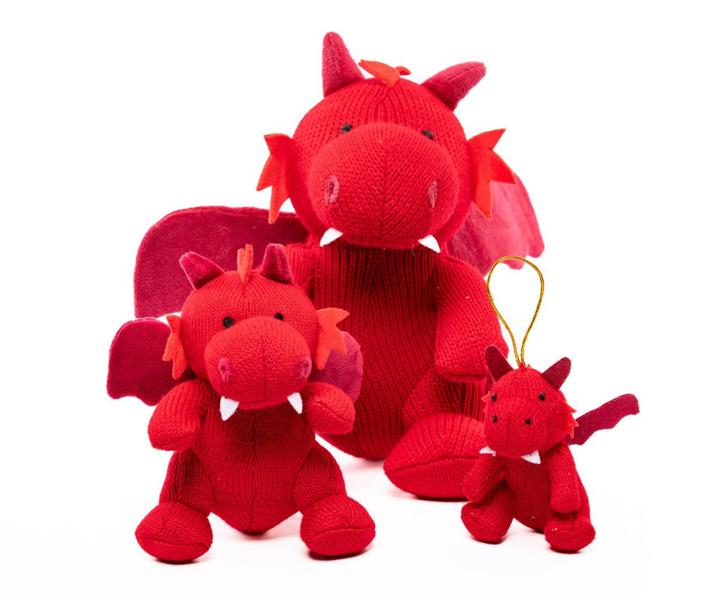 Knitted Red Dragon