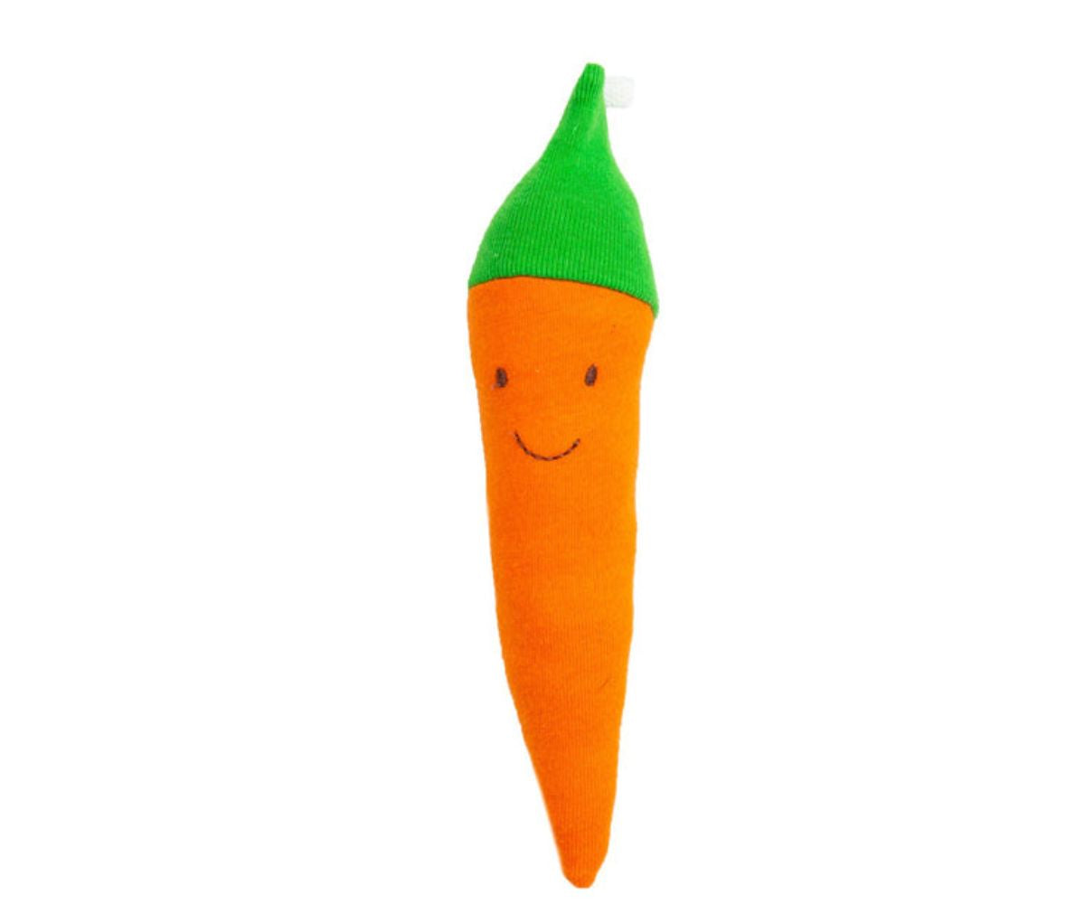 Carrot Baby Toy - Organic Cotton