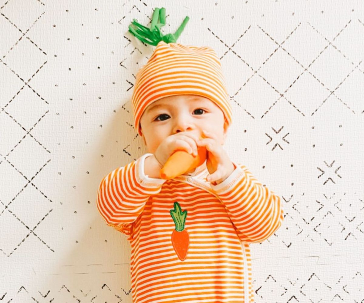 Carrot Baby Toy - Organic Cotton