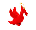 Corduroy Red Liver Bird Hanging Decoration