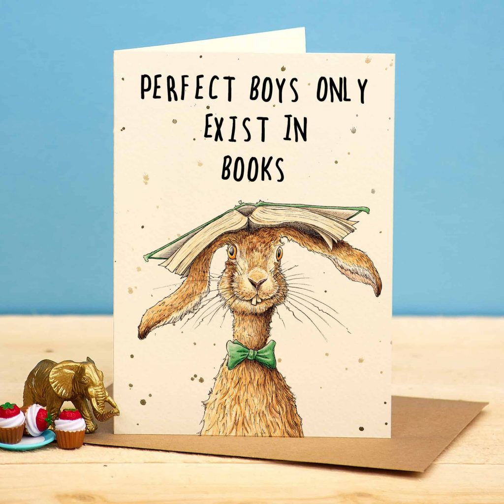 Perfect Boys Greetings Card