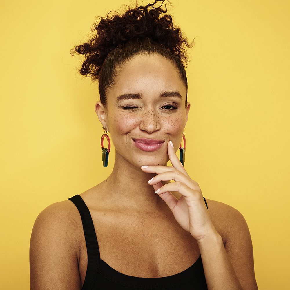 Art Deco Chandelier Earrings Azure And Orange