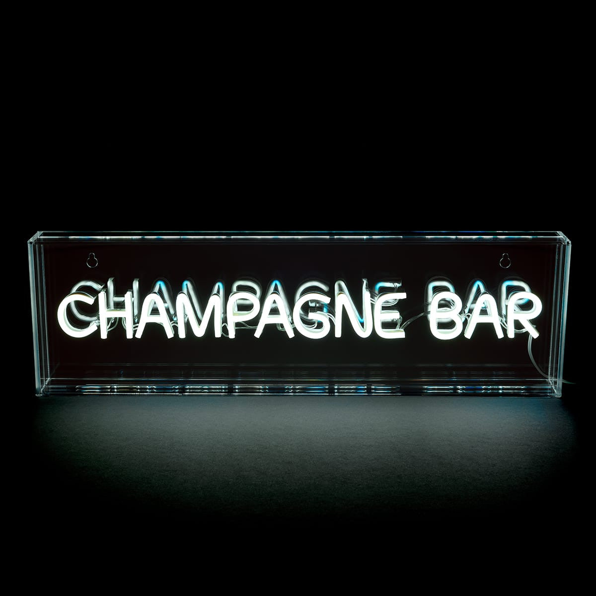 CHAMPAGNE BAR LED Neon Acrylic Light Box