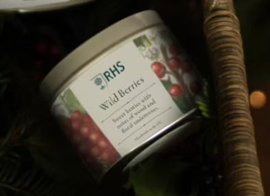 Scented Tin Candle - RHS Wild Berries