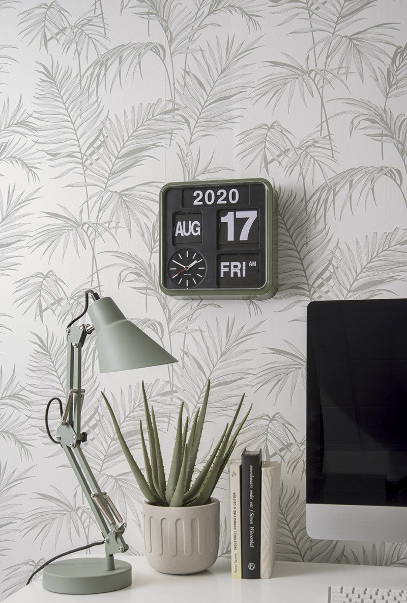 Mini Flip Wall Clock - Green