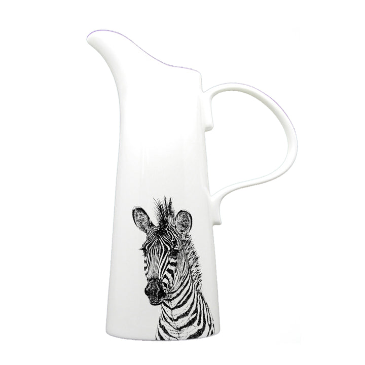 Zebra Bone China Jug