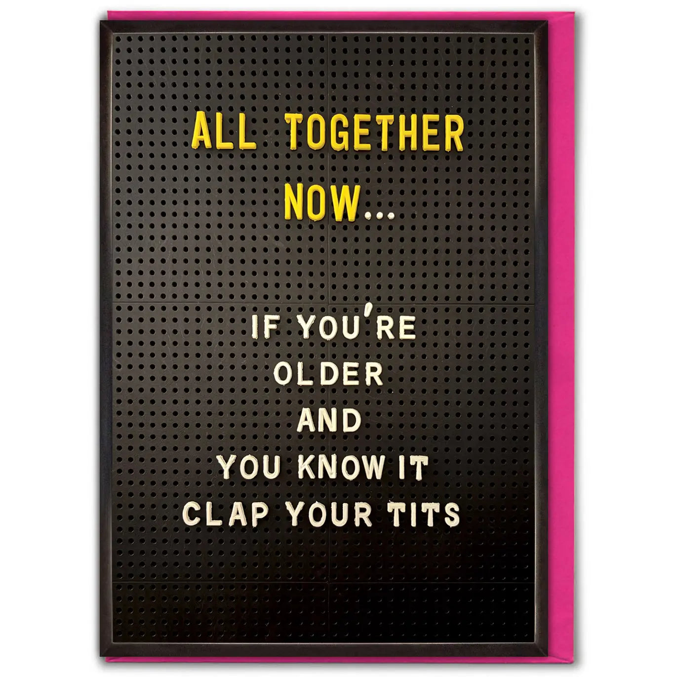 Clap your T*Ts - Funny Birthday Card