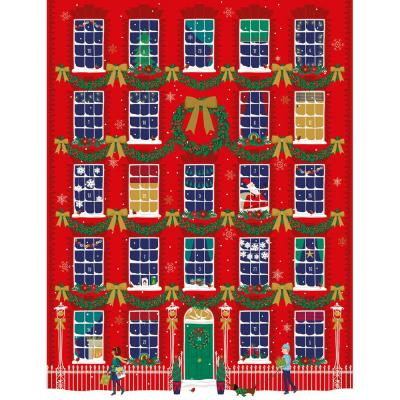 Festive House With Wreath Advent Calendar
