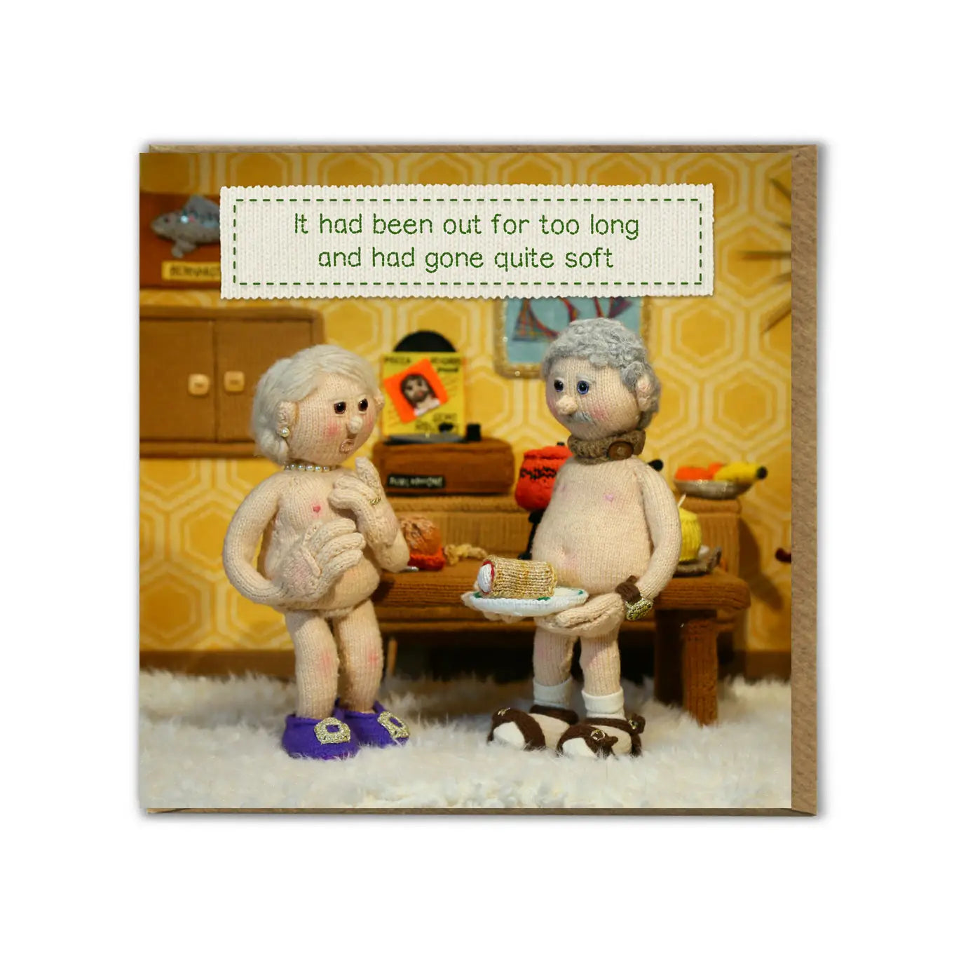 Gone Soft - Funny Greetings Card