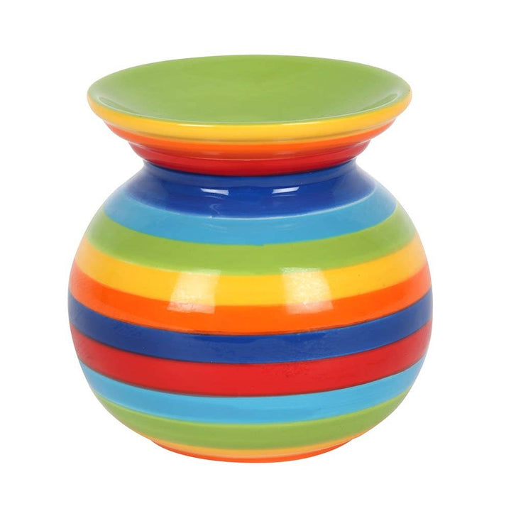 Rainbow Stripe Wax Melter/Oil Burner