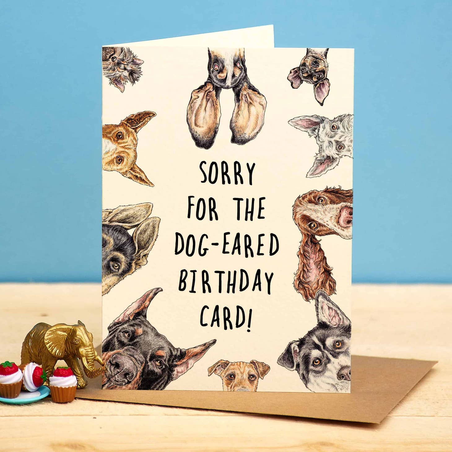 Dog Eared Birthday Card