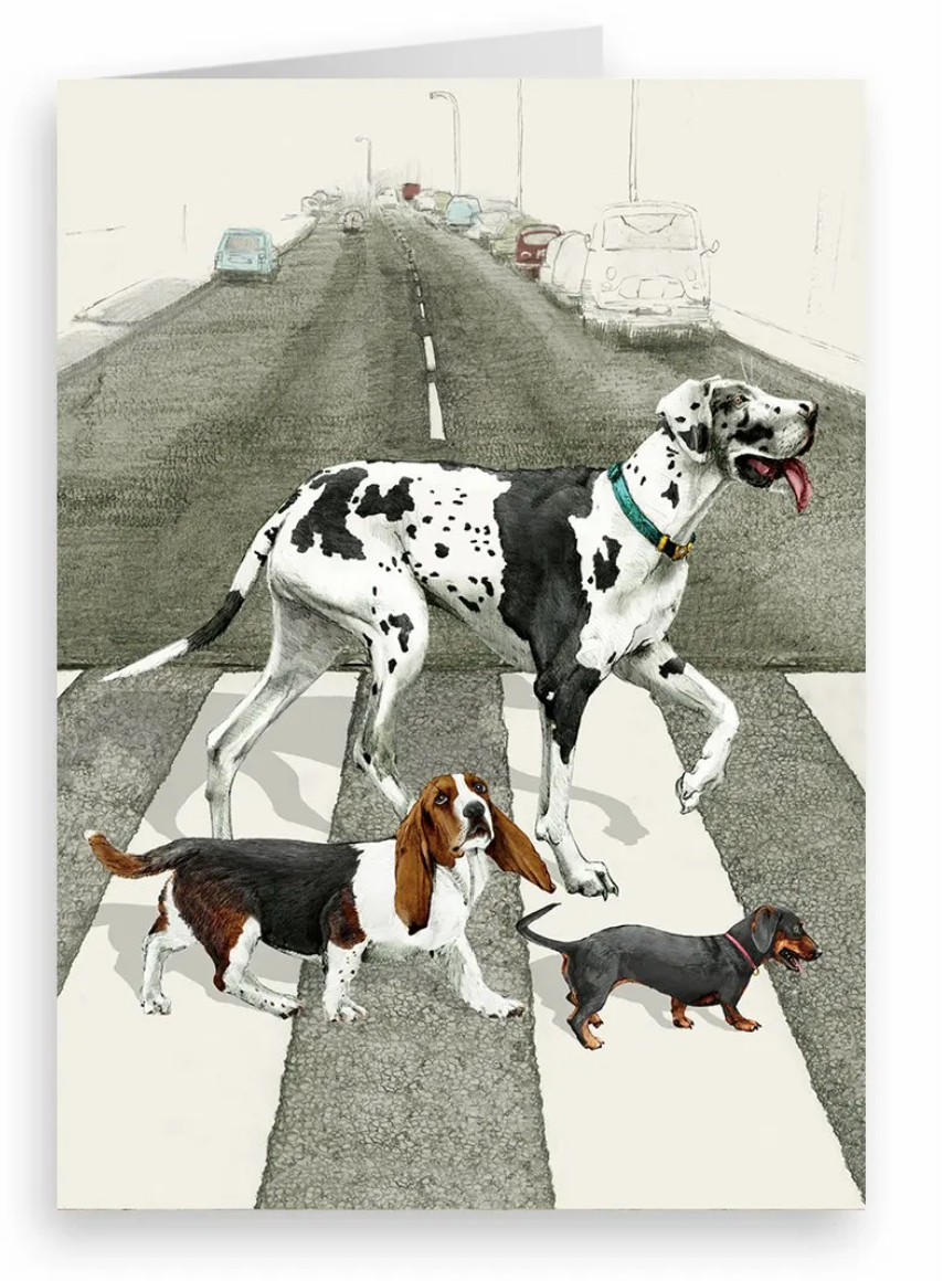 Abbey Road Crossing Greetings Card